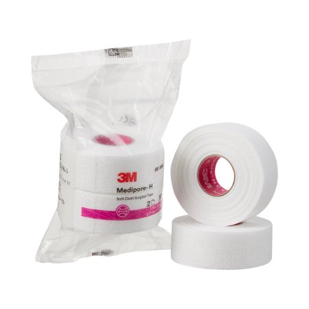 3M Medipore H - Medical Tape Perforated Soft Cloth 1 Inch X 10 Yard White NonSterile - 2861