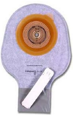 Assura ColoKids - Colostomy Pouch One-Piece System 8-1/2 Inch Length 1/2 to 1-1/2 Inch Stoma Drainable Flat, Trim to Fit - 2115