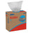 Kimberly Clark WypAll X60 Task Wipe Light Duty White NonSterile Cellulose / Polypropylene 9-1/10 X 16-4/5 Inch Reusable - 34790