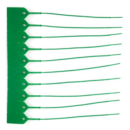 Health Care Logistics - Pull-Tight Seal UnNumbered Green Polypropylene 9 Inch - 7825