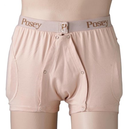 Hipsters - Hip Protection Brief Incontinent Large Beige Unisex - 6017L