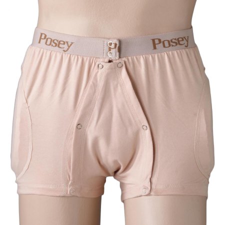 Hipsters - Hip Protection Brief Incontinent X-Large Beige Unisex - 6017XL