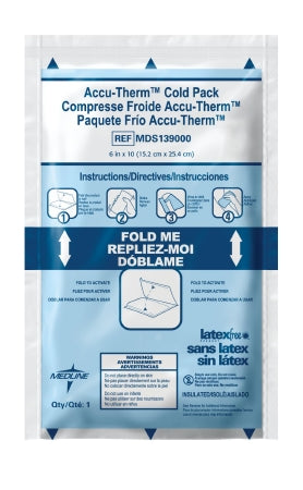 Accu-Therm - Instant Cold Pack General Purpose 6 X 10 Inch Disposable - Medline - MDS139000