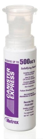 Metrex Research Canister Express Fluid Solidifier 500cc Pointed-Tip Bottle - PG50-5057