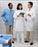 Cardinal Lab Coat White Large Long Sleeves Knee Length - 2312LC