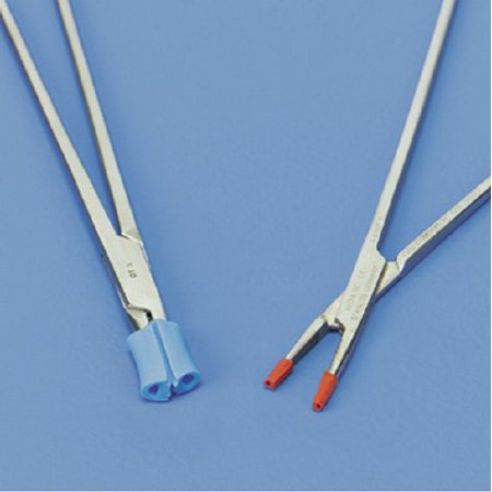 Deroyal Clamp Cover Sterile, 1/10 X 5 Inch, Red, Silicone, Rigid Surface, Radiopaque - 26-1101