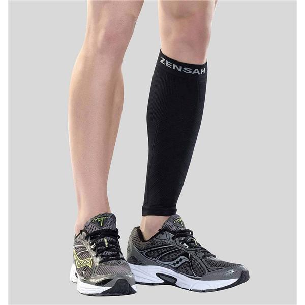Zensah Sleeve Compression Calf/Shin Black Size Small/Medium Ea - 6045-100-01
