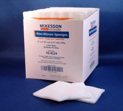 McKesson Brand - Nonwoven Sponge Polyester / Rayon 4-Ply 2 X 2 Inch Square Sterile - 42-24