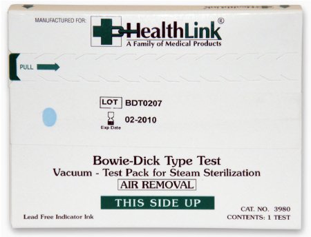 HealthLink - Sterilization Bowie-Dick Test Pack Steam - 3975