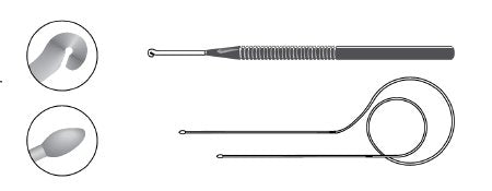 BD Visitec - Lacrimal Intubation Set Olive Probe Tip 27 Gauge X 4-1/2 Inch Length - 585151