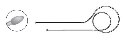 BD Visitec - Lacrimal Intubation Set Olive Probe Tip 27 Gauge X 4-1/3 Inch Length - 585126