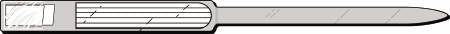 Precision Dynamics Soft-Lock Colorguard Identification Band Write On Wristband Adhesive Closure Without Legend - 620-49-PDJ