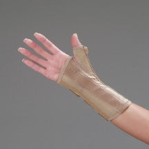 Deroyal Thumb Splint  X-Large Hook And Loop Closure Left Or Right Hand Black - 12860108