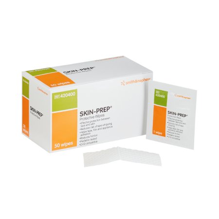 Smith & Nephew Skin Barrier Wipe Skin-Prep 75 To 100% Strength Isopropyl Alcohol Individual Packet Sterile - 420400