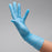 Flexam - Exam Glove Large Sterile Single Nitrile Extended Cuff Length Textured Fingertips Blue Chemo Tested - N8822