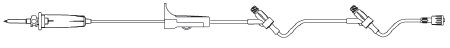 B. Braun Ultrasite Administration Set UltraSite 60 Drops / mL Drip Rate 84 Inch Tubing 2 Ports - 352379A