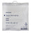 McKesson McKesson Patient Belongings Bag 4 X 20 X 20 Inch Polyethylene Snap Closure White - 30471100