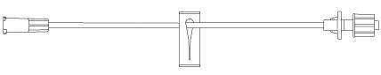 B. Braun - Extension Set 12 Inch Tubing Without Port 0.4 mL Priming Volume DEHP-Free - 473105