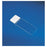 Fisher Scientific Co. Fisherbrand Frosted Microscope Slide 3X1" White With 45D Clipped Corners 144/Pk - 22038100