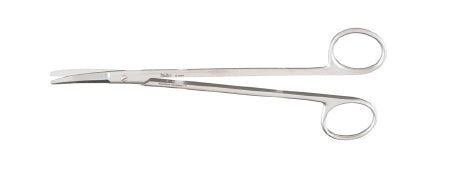 Miltex Miltex Dissecting Scissors Kahn 7 Inch Length OR Grade Stainless Steel (German) NonSterile Finger Ring Handle Curved Blade Blunt/Blunt - 5-268