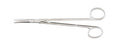 Miltex - Dissecting Scissors Kahn 7 Inch Length OR Grade German Stainless Steel NonSterile Finger Ring Handle Curved Blade Blunt Tip / Blunt Tip - 5-268