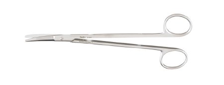 Miltex - Dissecting Scissors Kahn 7 Inch Length OR Grade German Stainless Steel NonSterile Finger Ring Handle Curved Blade Blunt Tip / Blunt Tip - 5-268