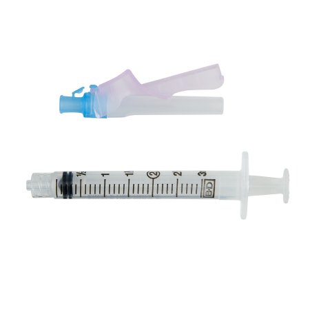 Eclipse - Syringe with Hypodermic Needle 3 mL 23 Gauge 1 Inch Thin Wall Hinged Safety Needle - 305782