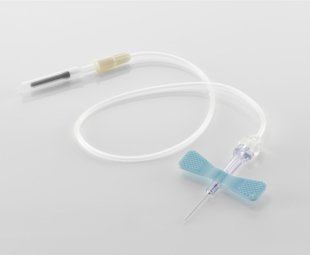 Greiner Bio-One Vacuette VACUETTE Blood Collection Set 23 Gauge 3/4 Inch Needle Length Safety Needle 12 Inch Tubing Sterile - 450096