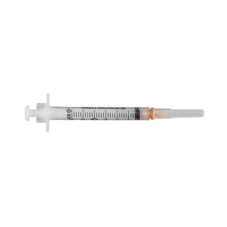 Integra - Syringe with Hypodermic Needle 3 mL 25 Gauge 1 Inch Thin Wall Retractable Safety Needle - 305270