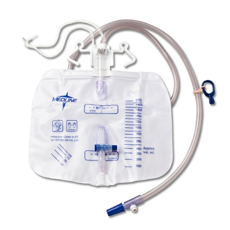 Medline - Urinary Drain Bag Anti-Reflux Valve OR Sterile 2000 mL - DYND15207