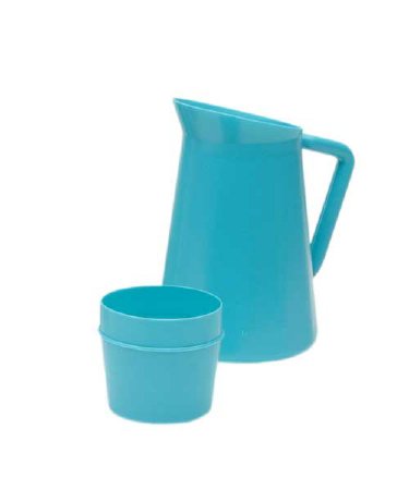 Medegen Medical Products LLC Medegen Pitcher Cold 32 oz. / 9 oz. Blue - 110