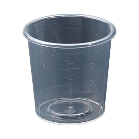 Sklar - Graduated Medicine Cup 2 oz. Clear Plastic Disposable - 96-7027