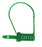 Cynch-Loks - Tamper Evident Seal Numbered Green Plastic 6 Inch - 6323 GN