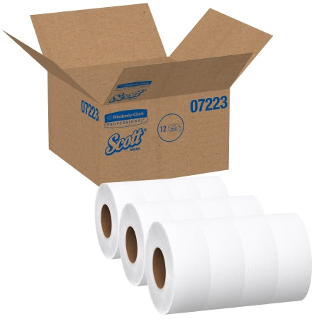 Kimberly Clark Scott JRT Jr. Toilet Tissue White 1-Ply Jumbo Size Cored Roll Continuous Sheet 3.55 Inch X 2000 Foot - 7223