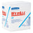 Kimberly Clark WypAll X60 Task Wipe Light Duty White NonSterile Cellulose / Polypropylene 12 X 12-1/2 Inch Reusable - 34865