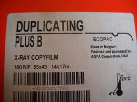 Agfa Duplicating Plus X-Ray Film 35 X 43 cm Duplicating - LFL7F