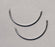 Aspen Surgical Products Richard-Allan Suture Needle 1/2 Circle Taper Point Needle Mayo Catgut Type Size 3 Needle - 216703