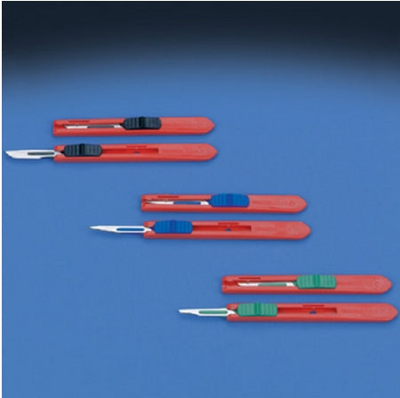 Deroyal - Safety Scalpel DeRoyal No. 15C Stainless Steel / Plastic Classic Grip Handle Sterile Disposable - D4515C