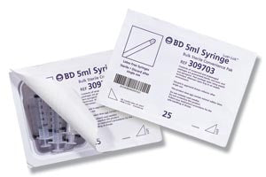 BD Luer-Lok - Pharmacy Tray 5 mL Convenience Tray Luer Lock Tip Without Safety - 309703