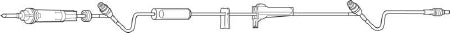 Baxter Administration Set Clearlink 10 Drops / Ml Drip Rate 105 Inch Tubing 2 Ports - 2C8571