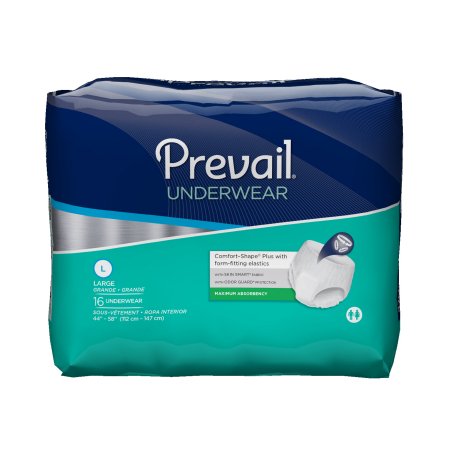 First Quality Prevail Super Plus Adult Absorbent Underwear Pull On Large Disposable Moderate Absorbency - PVS-513