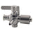 Cadence Science- Popper &Sons Stopcock 3-Way Plated Brass Female Luer To Male Luer Lock Hose End Ea - 6010IND