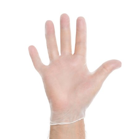 Halyard - Exam Glove X-Large NonSterile Vinyl Standard Cuff Length Smooth White Not Chemo Approved - 50034