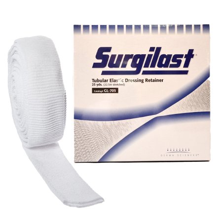 Surgilast - Elastic Net Retainer Dressing Tubular Elastic 25 Yard Size 5 White Small Head / Shoulder / Thigh NonSterile - GL705