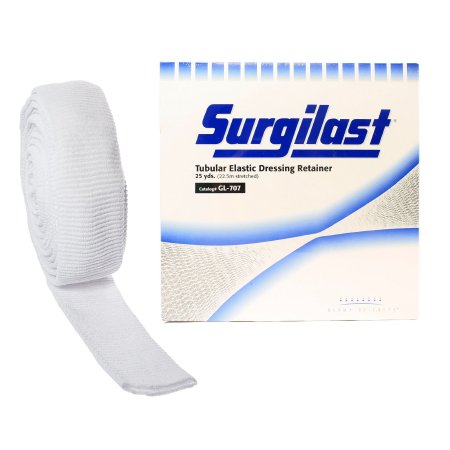 Surgilast - Elastic Net Retainer Dressing Tubular Elastic 25 Yard Size 6 White Medium Head / Shoulder / Thigh NonSterile - GL707
