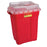Becton Dickinson Sharps Container 2-Piece 18-1/2 H X 17-3/4 W X 11-3/4 D Inch 9 Gallon Red Sliding Lid - 305616