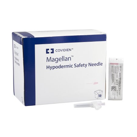 Magellan - Hypodermic Needle Sliding Safety Needle 18 Gauge 1-1 2 Inch 