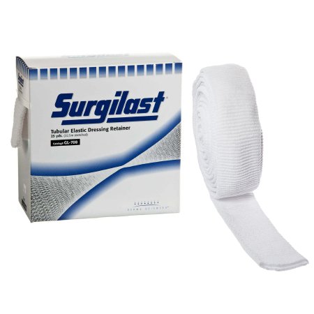 Surgilast - Elastic Net Retainer Dressing Tubular Elastic 25 Yard Size 7 White Small Chest / Back / Perineum / Axilla NonSterile - GL708