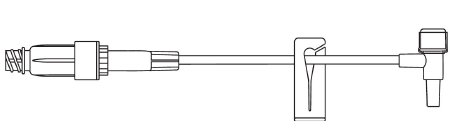 B. Braun Ultrasite Extension Set UltraSite 5 Inch 1 Port 0.68 mL Priming Volume DEHP-Free - 473440