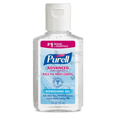 Purell Advanced - Hand Sanitizer 2 oz. Ethyl Alcohol Gel Bottle - 9605-24